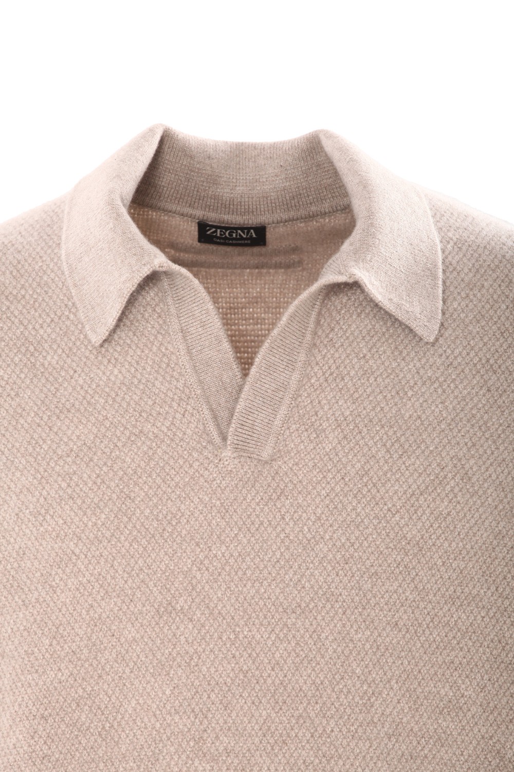 shop ZEGNA  Serafina: Zegna polo in oasi cashmere.
Tonalità sfumata tortora chiaro mélange della polo in Oasi Cashmere. In linea con la Completata da un colletto polo aperto. Finitura a costine.
Composizione: 100% cashmere.
Made in Italy.. UEK85A8 131-N92 number 1315217